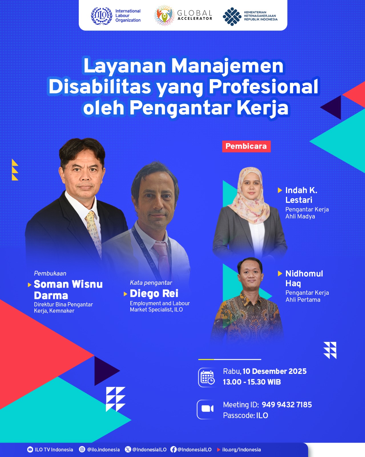 Workshop Series Manajemen Disabilitas bagi Pengantar Kerja