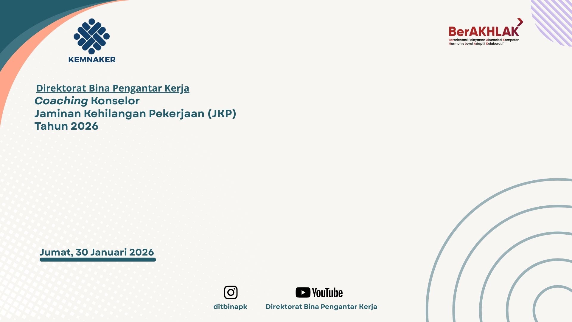 Coaching Konselor JKP Tahun 2026